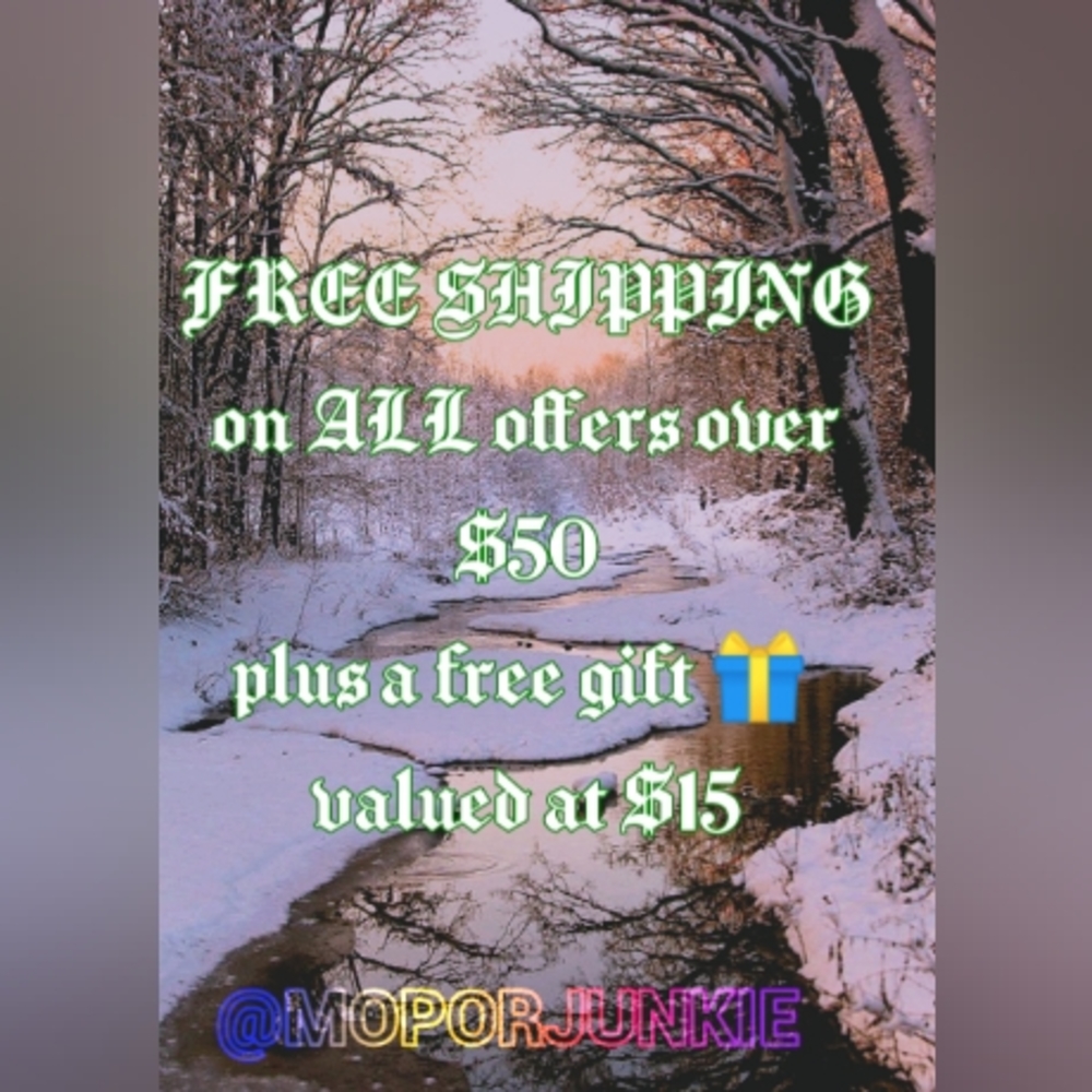 Free shipping and a free gift 🎁